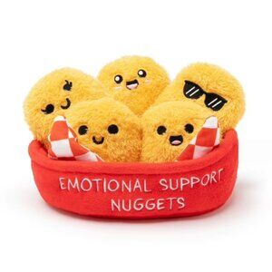 Emotional Support Nuggets Plush Stuffed Animal Toy